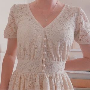 Lace babydoll dress